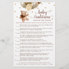 Tradição De Bebês Ao Redor Do Jogo Mundial