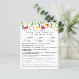 Tradição De Bebês De Flores Selvagens Em Torno Do 