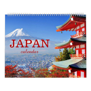 Tradição estética japonesa belo calendário de pare