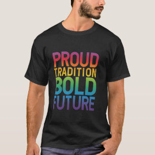 Tradição Ortostada e Futuro Trending camisetas uni