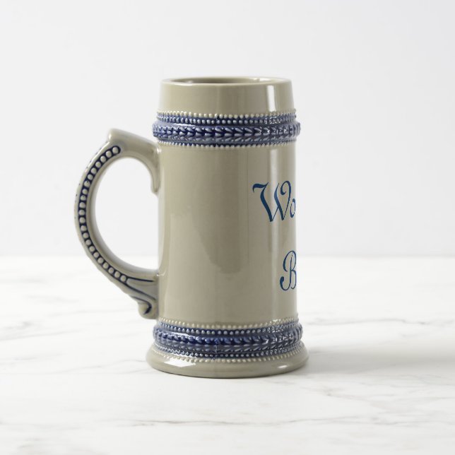 traditional ceramic beer stein (Esquerda)