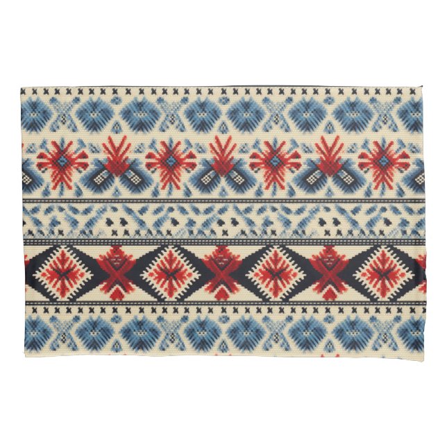 Traditional Folk Embroidery Stripe  Pattern (Frente)