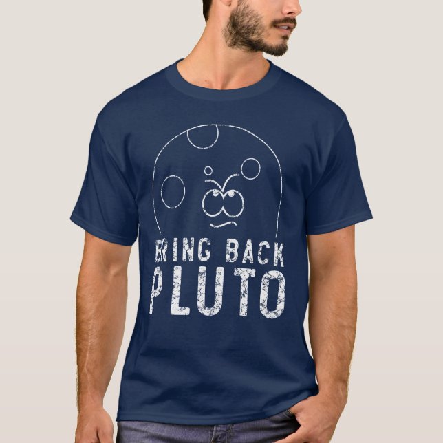 Traga a Pluto o t-shirt traseiro (Frente)