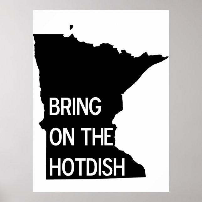 Traga o Poster do Hotdish Funny Minnesota (Frente)
