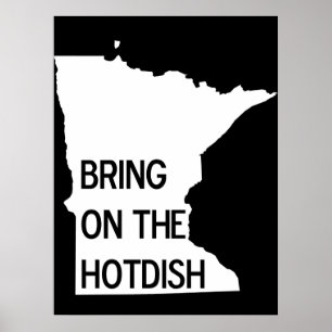 Traga o Poster do Hotdish Funny Minnesota