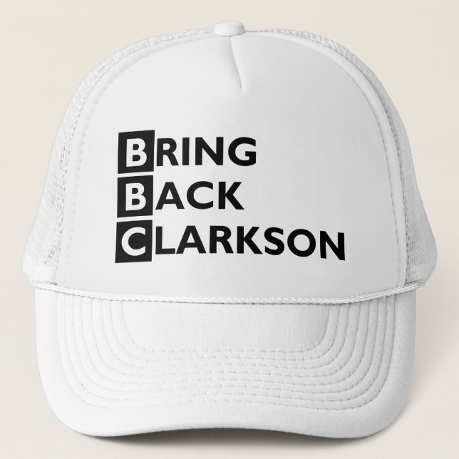 Traga para trás o boné de Clarkson (Frente)