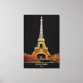 Traga Paris para casa: Eiffel Tower Canvas Print