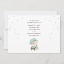 Traga um cartão de Chá de fraldas de Livro