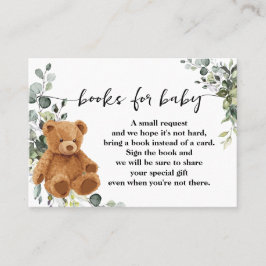 Traga um Cartão de Inserção de Chá de fraldas Verd