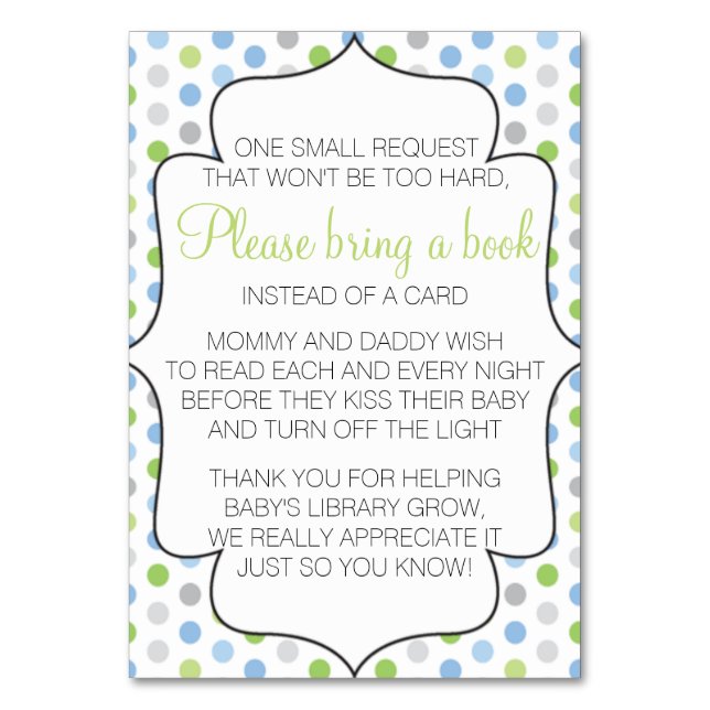 Traga um livro em vez de uma inserção de cartão (Frente)