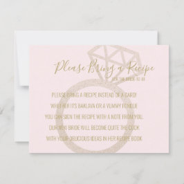 Traga uma placa de receita para o Chá de panela