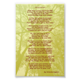 Tragédia Foto Alargamento