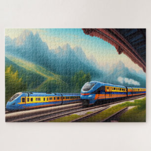 Train Jigsera Quebra-cabeça