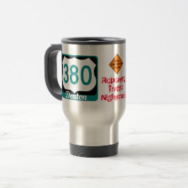 Traje 380, Denton, TX, Caneca de viagem