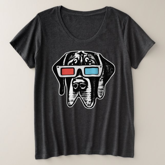 Traje Grande Retroativo Com Vidros 3D Camisa De Mu (Frente do Design)