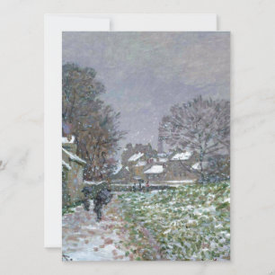 Trajeto nevado em Argenteuil