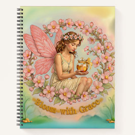 Tranquil Bloom com Grace Notebook