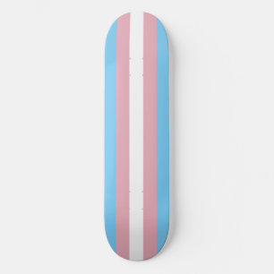Trans Pride Flag Skateboard