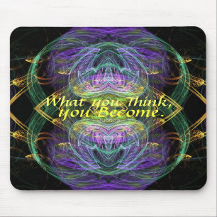Transformado que U pensa a arte Mousepad do