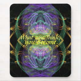 Transformado que U pensa a arte Mousepad do