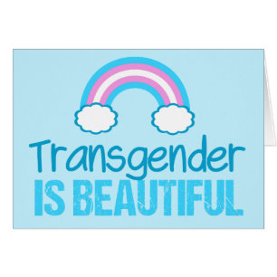 Transgender é um belo cartão de saudação