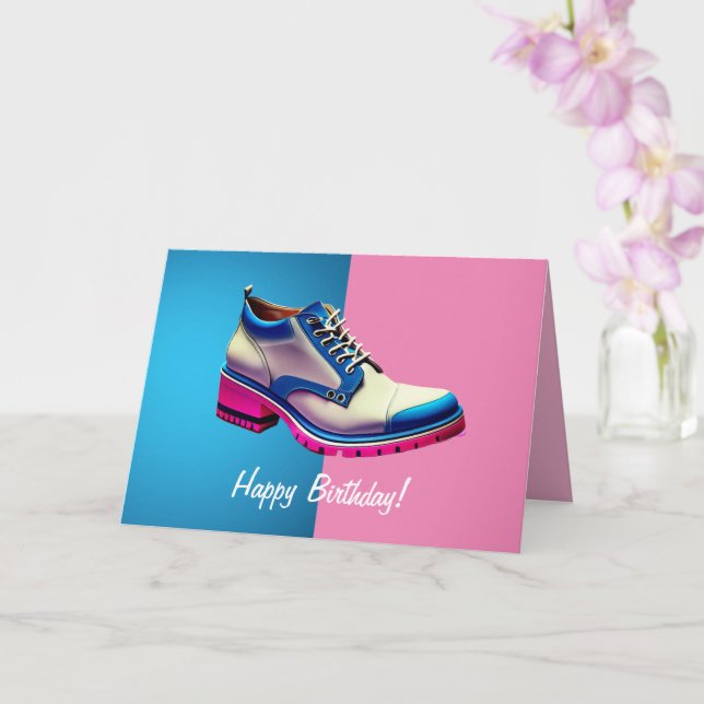 Transgênero Aniversário, Cartão de Aniversário Dob (Orquídea)