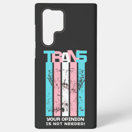 Transgênero. Sua Opinião Não É Necessária.