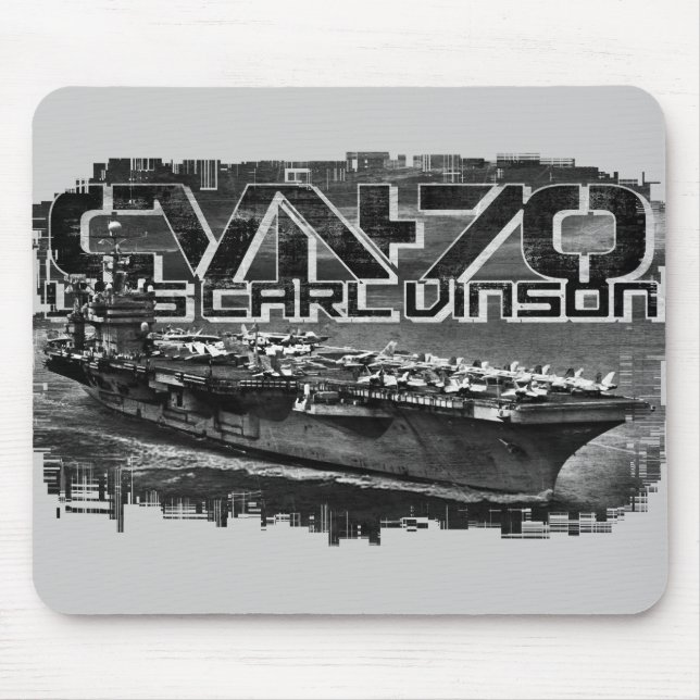 Transportadora aérea Carl Vinson Mousepad (Frente)