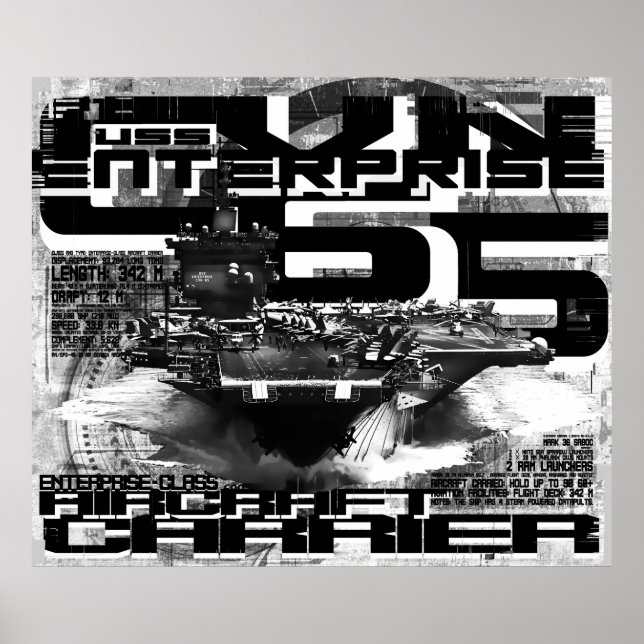 Transportadora aérea Enterprise Poster (Frente)
