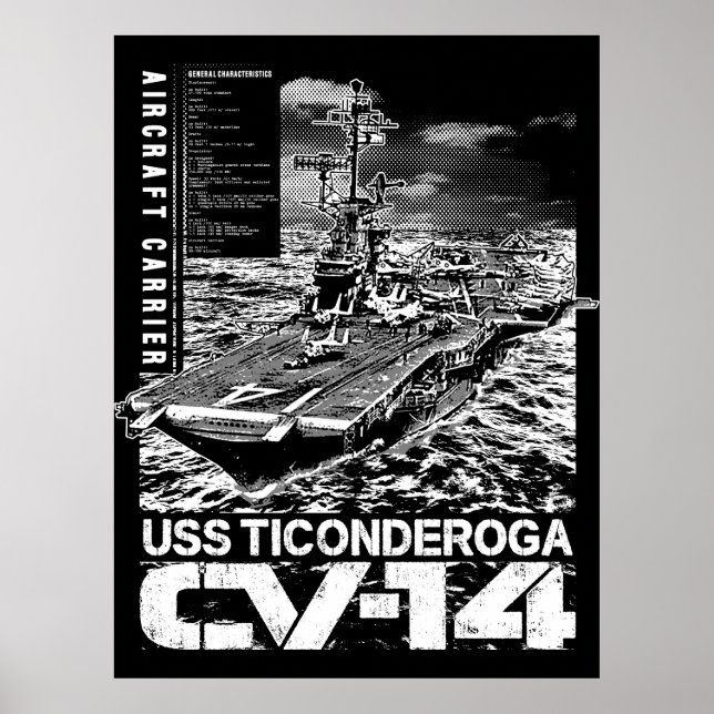 Transportadora aérea Ticonpeta Poster Poster (Frente)