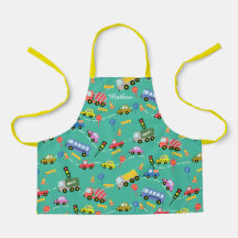 Transporte infantil. Impressão All-Over Apron
