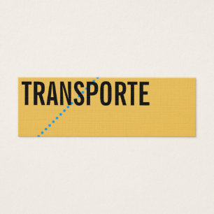 Transporte Mini Visitkarten