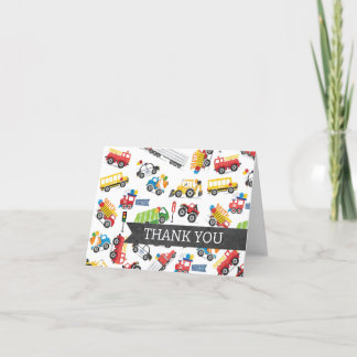 Transporte Veículo de Cartões de agradecimentos Ob