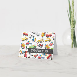 Transporte Veículo de Cartões de agradecimentos Ob