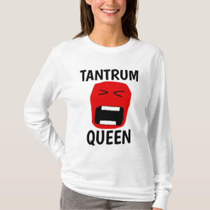 TRANTRUM QUEEN Engraçado Damas T-Shirts