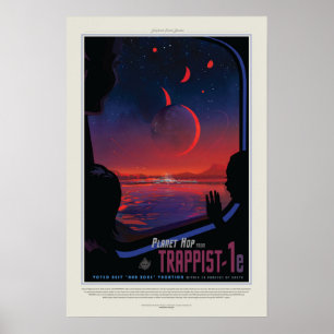 Trappist 1e, poster de viagens