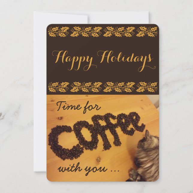 Trarei o cartão de café por RoseWrites (Frente)