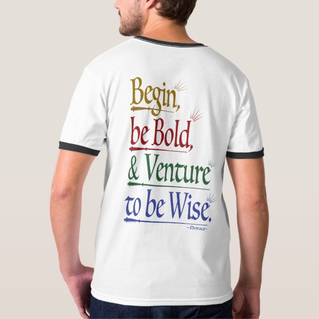 Traseira - Camisa Ringer Ringer Ringer Cote Horace (Verso)