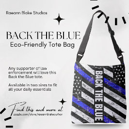 Traseira do Bolsa azul