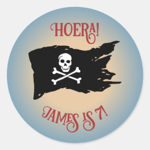 Tratamento Bandeira Pirata Adesivo – Areia & Azul