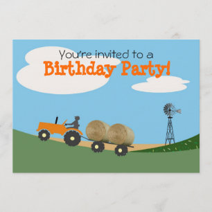 Trator no convite de festas da fazenda: Intervalo