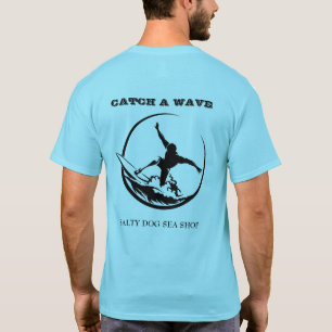 Trave um t-shirt dos homens do gajo do surfista da