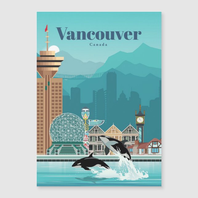 Travel Art Travel To Vancouver (Frente)