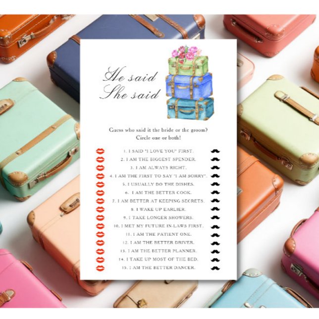 Travel bridal shower - He said she said game (Criador carregado)