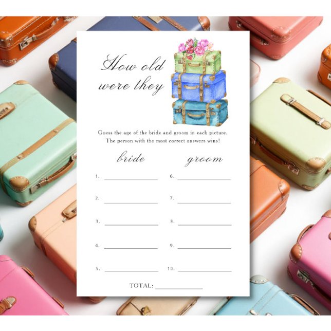 Travel bridal shower How old were they game (Criador carregado)