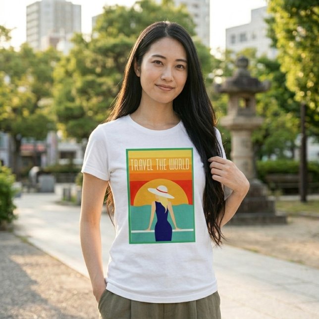 Travel the world t-shirt (Criador carregado)