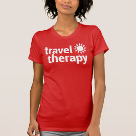 Travel Therapy T-Shirt | Travel Shirt Red