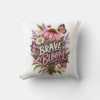 Travessa Floral Borboleta Almofada Estética Brave