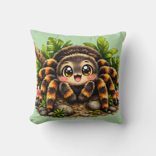 Travesseiro Almofada de Aranha Tarântula Fofa Kawa