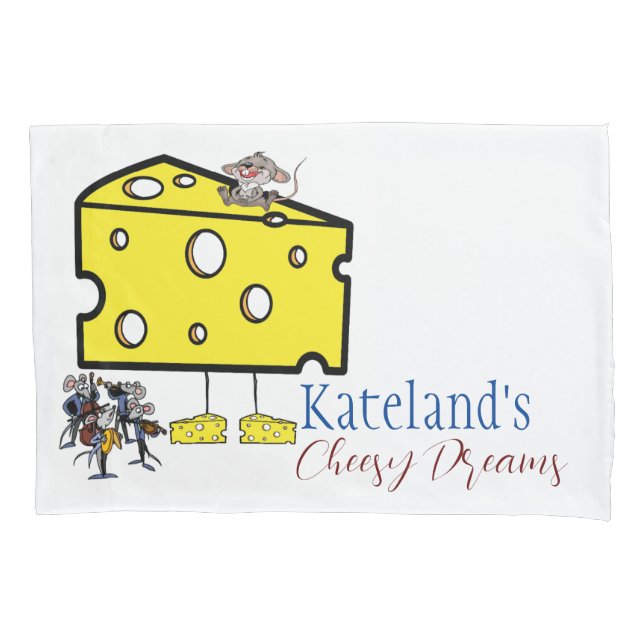 Travesseiro Case Cheesy Dreesy Music (Frente)